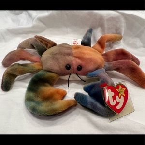 TY BEANIE BABY 1997 Claude the Crab